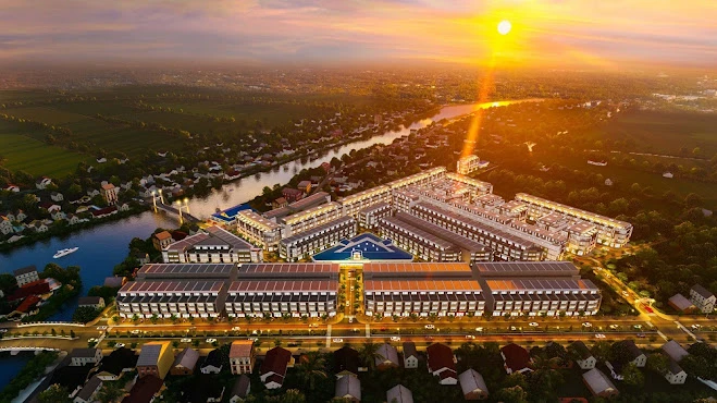 Bất động sản An Giang - Dự án Khu dân cư Chợ Kênh F Mở Rộng đã cơ bản hoàn thiện cơ sở hạ tầng