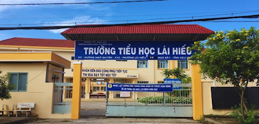 Trường Tiểu học Lái Hiếu nằm kế bên KDC phường Lái Hiếu